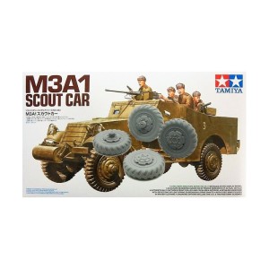 M3 Scout Car Ruedas con neumáticos direccionales. Escala 1:35. Marca Macone. Ref: MAC35553.