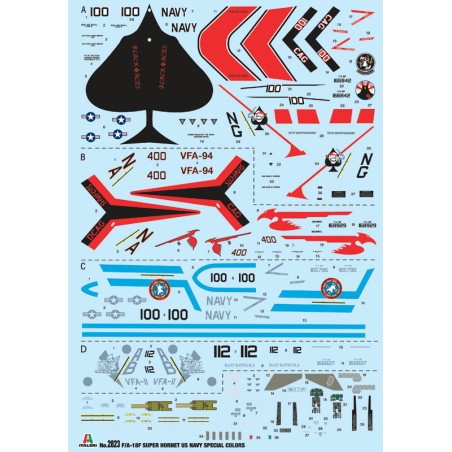 F/A-18F Super Hornet U.S. Navy Special Colors. Escala 1:48. Marca Italeri. Ref: 2823.
