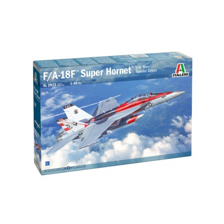 F/A-18F Super Hornet U.S. Navy Special Colors. Escala 1:48. Marca Italeri. Ref: 2823.