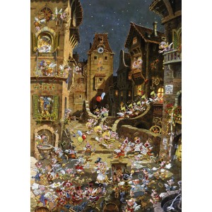 By Night, Puzzle vertical, 1000 pz. Marca Heye. Ref: 29875. 2