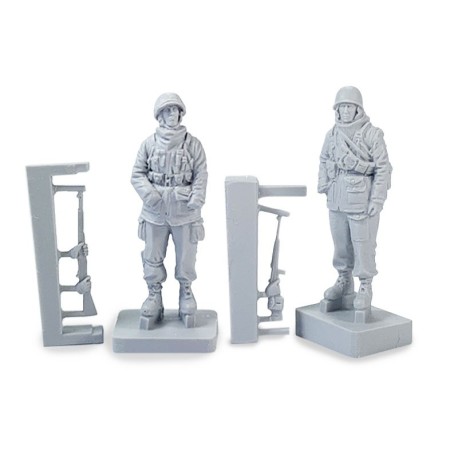 WWII American soldiers. Escala 1:48. Marca Macone. Ref: MAC48601.