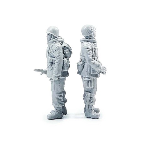 WWII American soldiers. Escala 1:48. Marca Macone. Ref: MAC48601.