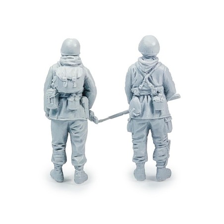 WWII American soldiers. Escala 1:48. Marca Macone. Ref: MAC48601.