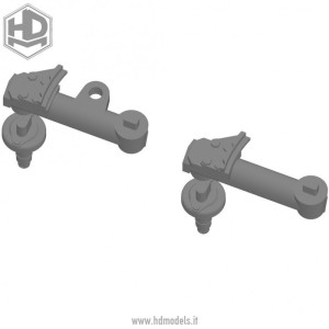 Panzer III & Stug III Suspensiones 12 uds. Escala 1:35. Marca Macone. Ref: HDMD35107. 2