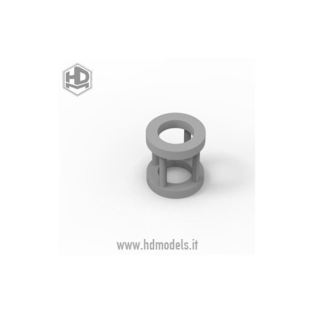 Proyectil alemán de 150mm. Cesta vacías y chafadas 6 Uds. Escala 1:35. Marca Macone. Ref: HDMD35096.