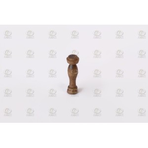 Columnas madera nogal 12 mm. 10 unidades. Marca Amati. Ref: 403512, 4035/12.