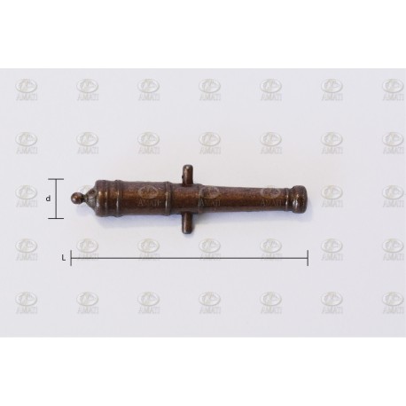 Tubo de Cañón, 27 mm. 1 Unid. Marca Amati. Ref: 4164/27, 416427.