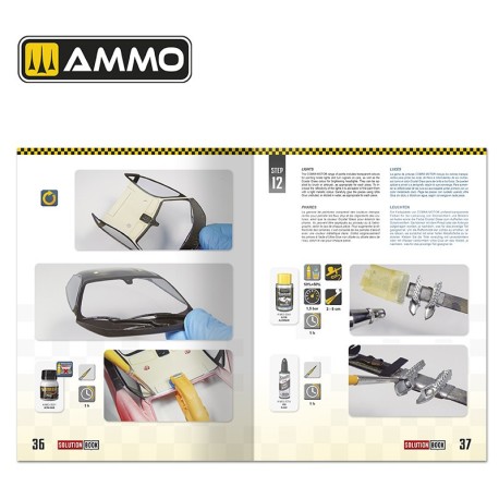 SOLUTION BOOK 24 - Cómo pintar y lacar coches a escala. Marca Ammo Mig. Ref: A.MIG6604.