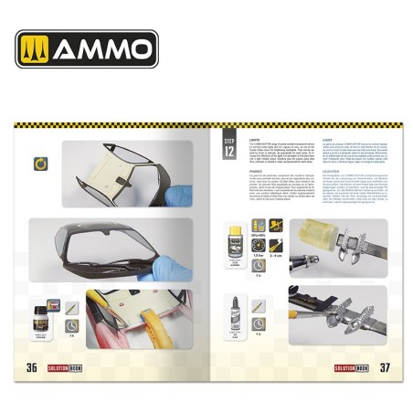 SOLUTION BOOK 24 - Cómo pintar y lacar coches a escala. Marca Ammo Mig. Ref: A.MIG6604.