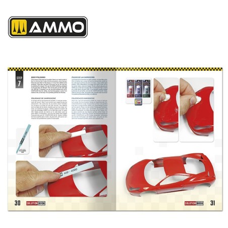 SOLUTION BOOK 24 - Cómo pintar y lacar coches a escala. Marca Ammo Mig. Ref: A.MIG6604.