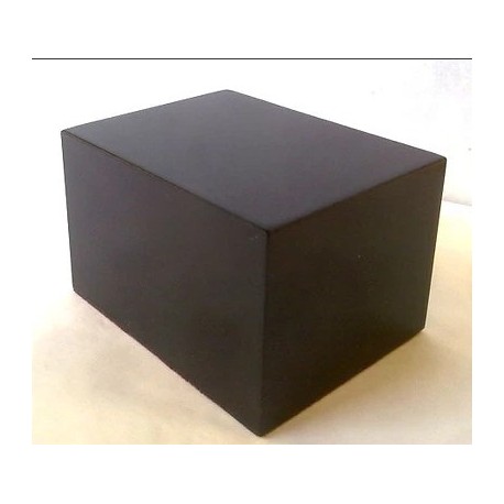 PEANA 40 mm Rectangular, 12 x 8 cm, lacado negro. Marca Peanas.net. Ref: 9011.