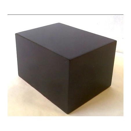PEANA 40 mm Rectangular, 12 x 8 cm, lacado negro. Marca Peanas.net. Ref: 9011.