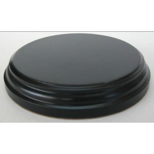 PEANA 20 mm Altura, parte superior 10cm, en MDF , lacado Negro. Marca Peanas.net. Ref: 8804N.