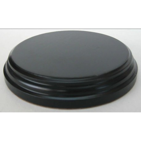 PEANA 20 mm Altura, parte superior 10cm, en MDF , lacado Negro. Marca Peanas.net. Ref: 8804N.