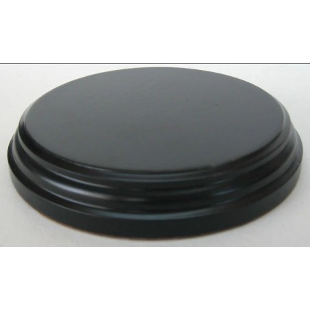 PEANA 20 mm Altura, parte superior 10cm, en MDF , lacado Negro. Marca Peanas.net. Ref: 8804N.
