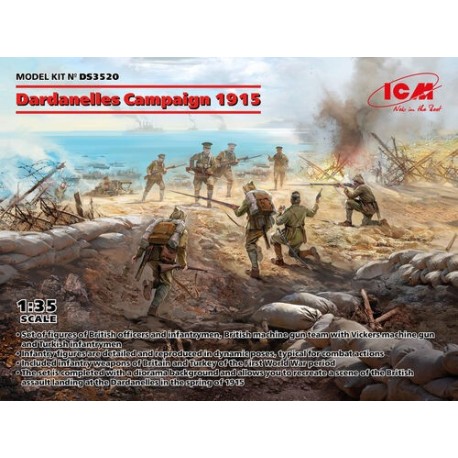 Dardanelles Campaign 1915. Escala 1:35. Marca ICM. Ref: DS3520.