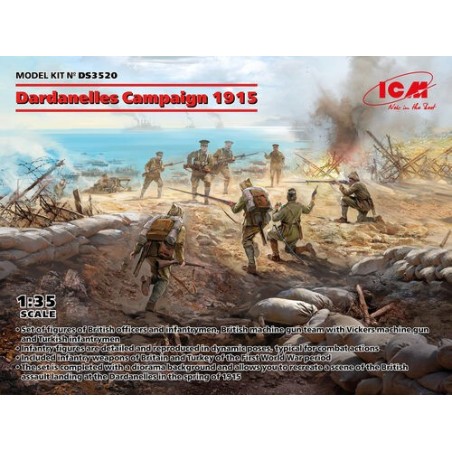 Dardanelles Campaign 1915. Escala 1:35. Marca ICM. Ref: DS3520.