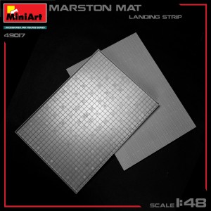 MARSTON MAT. LANDING STRIP. Escala 1:48. Marca Miniart. Ref: 49017. 2