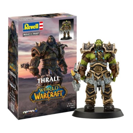 set the Orc Thrall: World of Warcraft. Escala 1:16. Marca Revell. Ref: 03516.