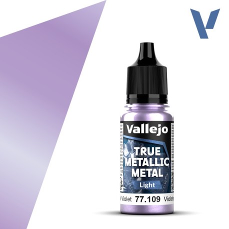 TRUE METALLIC METAL, Violeta Celestial. Marca Vallejo. Ref: 77109, 77.109.