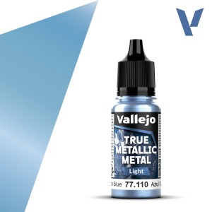 TRUE METALLIC METAL, Azul Ultramar. Marca Vallejo. Ref: 77110, 77.110.