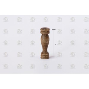 Columnas madera nogal 11 mm. 10 unidades. Marca Amati. Ref: 403511, 4035/11. 2