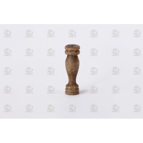 Columnas madera nogal 11 mm. 10 unidades. Marca Amati. Ref: 403511, 4035/11.