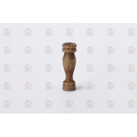 Columnas madera nogal 11 mm. 10 unidades. Marca Amati. Ref: 403511, 4035/11.