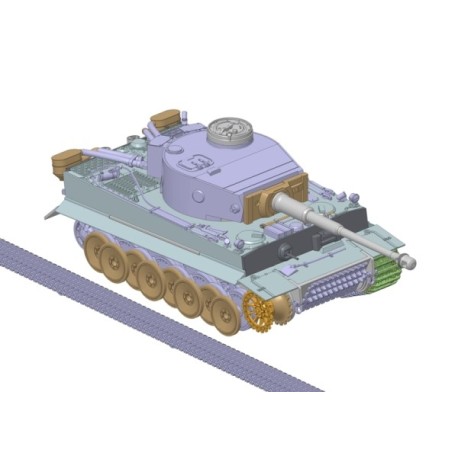 German Heavy Tank Tiger I. Escala 1:72. Marca Zvezda. Ref: 5002.