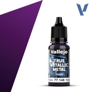 TRUE METALLIC METAL, Púrpura Amatista, SHADE. Marca Vallejo. Ref: 77148, 77.148.