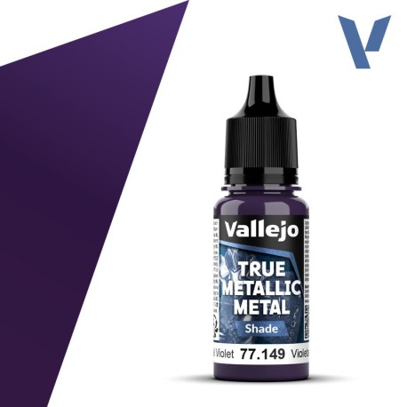 TRUE METALLIC METAL, Violeta Celestial, SHADE. Marca Vallejo. Ref: 77149, 77.149.