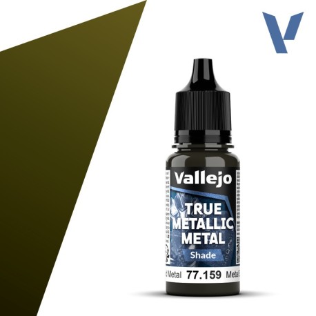 TRUE METALLIC METAL, Metal Envejecido, SHADE. Marca Vallejo. Ref: 77159, 77.159.