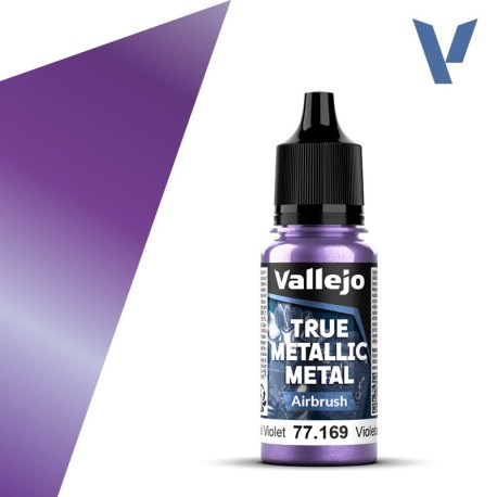 TRUE METALLIC METAL, Violeta Celestial, AIRBRUSH. Marca Vallejo. Ref: 77169, 77.169.