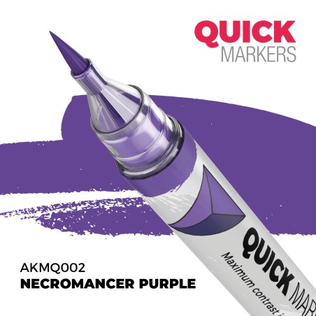 NECROMANCER PURPLE – QUICK MARKER. Marca AK Interactive. Ref: AKMQ002.