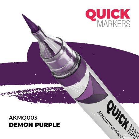 DEMON PURPLE – QUICK MARKER. Marca AK Interactive. Ref: AKMQ003.
