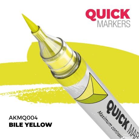 BILE YELLOW – QUICK MARKER. Marca AK Interactive. Ref: AKMQ004.