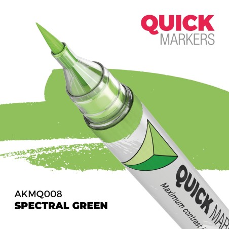 SPECTRAL GREEN – QUICK MARKER. Marca AK Interactive. Ref: AKMQ008.