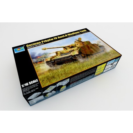 German Pzkpfw. IV Ausf. H Medium Tank. Escala 1:16. Marca Trumpeter. Ref: 00920.
