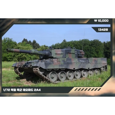 Tanque German Army Leopard 2A4 (ca.1980s-2000s). Escala 1:72. Marca Academy. Ref: 13428.