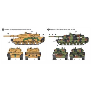 Tanque German Army Leopard 2A4 (ca.1980s-2000s). Escala 1:72. Marca Academy. Ref: 13428. 2