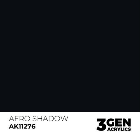 Acrílicos de 3rd Generación, AFRO SHADOW – COLOR PUNCH. Bote 17 ml. Marca Ak-Interactive. Ref: Ak11276.