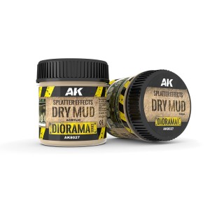 Efecto salpicadura barro seco. Bote de 100 ml. Marca AK Interactive. Ref: AK8027.