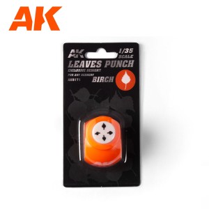 PERFORADOR HOJAS ABEDUL 1/35, 1/32 o 1/48. Marca AK Interactive. Ref: AK9171. 2