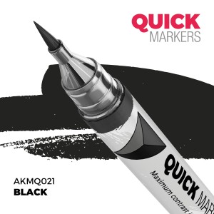 BLACK – QUICK MARKER. Marca AK Interactive. Ref: AKMQ021.