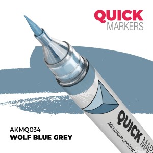 WOLF BLUE GREY – QUICK MARKER. Marca AK Interactive. Ref: AKMQ034.