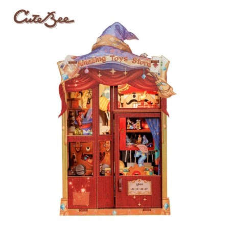 Book Nooks, Tienda de juguetes "Amazing Toy Store", 107pz. Marca CUTEBEE. Ref: CWGA204.