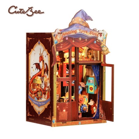 Book Nooks, Tienda de juguetes "Amazing Toy Store", 107pz. Marca CUTEBEE. Ref: CWGA204.