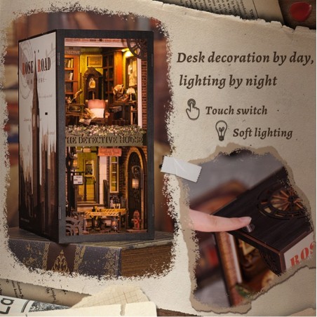 Book Nooks,Agencia de detectives "Rose Detective Agency", 322pz. Marca CUTEBEE. Ref: SZ02.