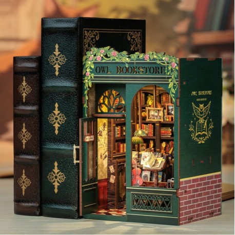Book Nook Librería "Owl Bookstore", 88pz. Marca CUTEBEE. Ref: SD02.