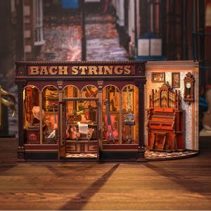 Miniature House Tienda de música "Bach Strings", 285pz. Marca CUTEBEE. Ref: CWGB404. 2